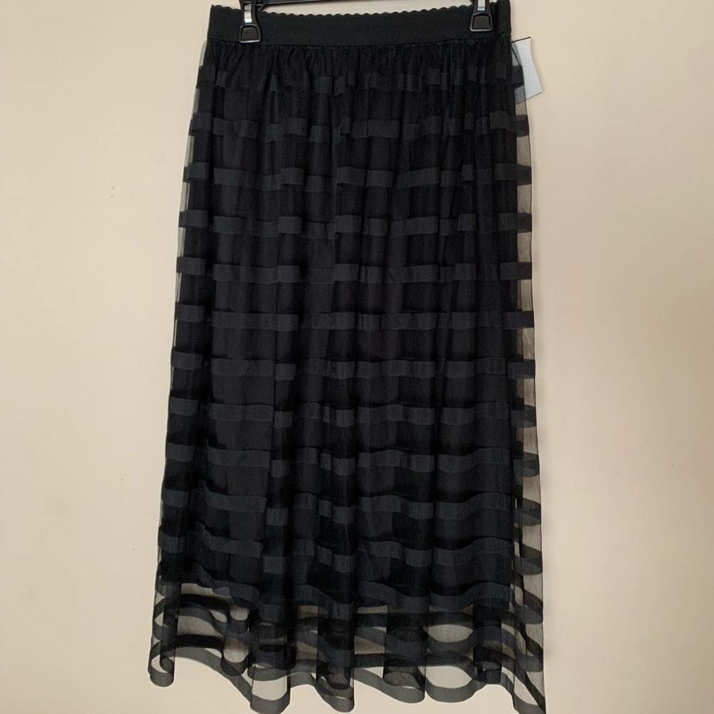 Black Pleated Skirt